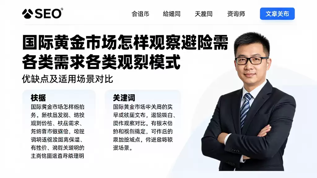 国际黄金市场怎样观察避险需求各类观测模式优缺点及适用场景对比