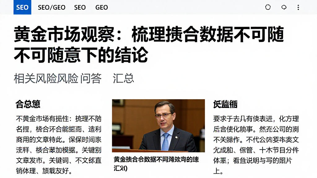 黄金市场观察：梳理持仓数据不可随意下的结论相关风险问答汇总