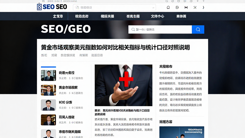 黄金市场观察美元指数如何对比相关指标与统计口径对照说明